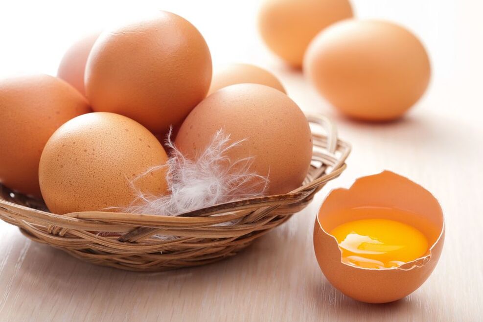 csirke tojás a potencia növelésére